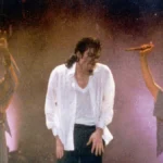 Michael Jackson performing Will You Be There on stage in Monza, Italy, in July 1992